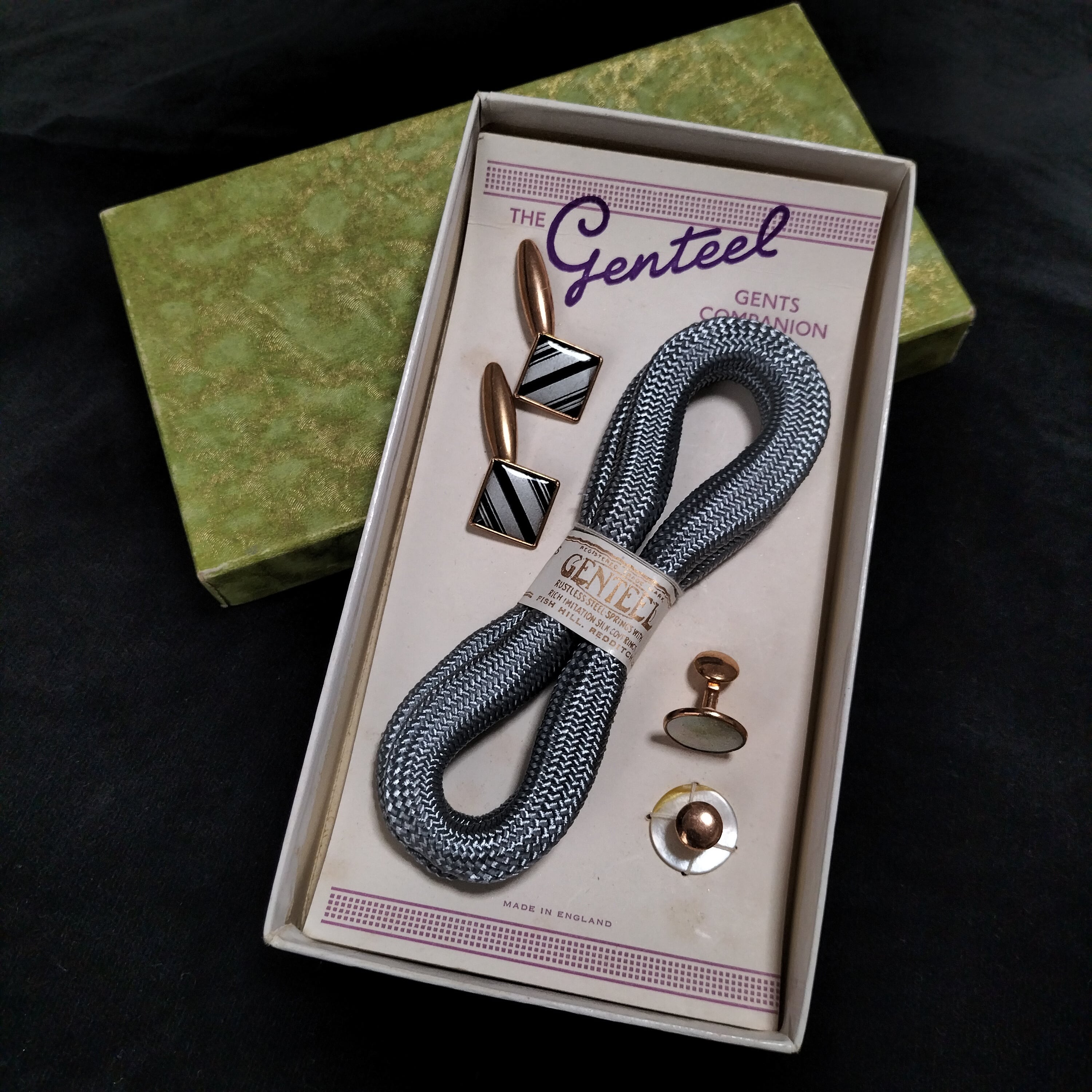 Gentleman's Set of Cufflinks, Studs and Armbands