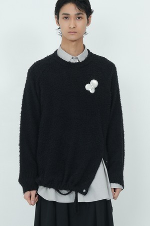 【26AW | MEN】Tamme タム / HEM SLIT KNIT PULLOVER  / ニット /  26A0399