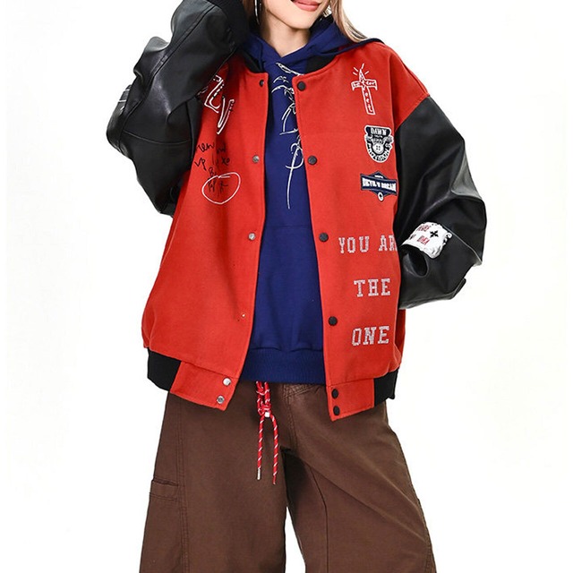 グラフィックカレッジスタジアムジャケット   R01540