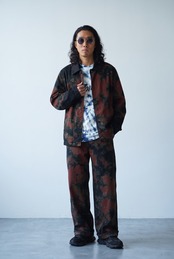 藍染めタイダイデニムワークジャケット ”いつの間にか藍”
