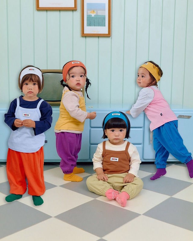 【取寄】oottbebe｜jelly layered tee｜ゼリーレイヤードTシャツ｜XS-XL｜kids｜26 autumn