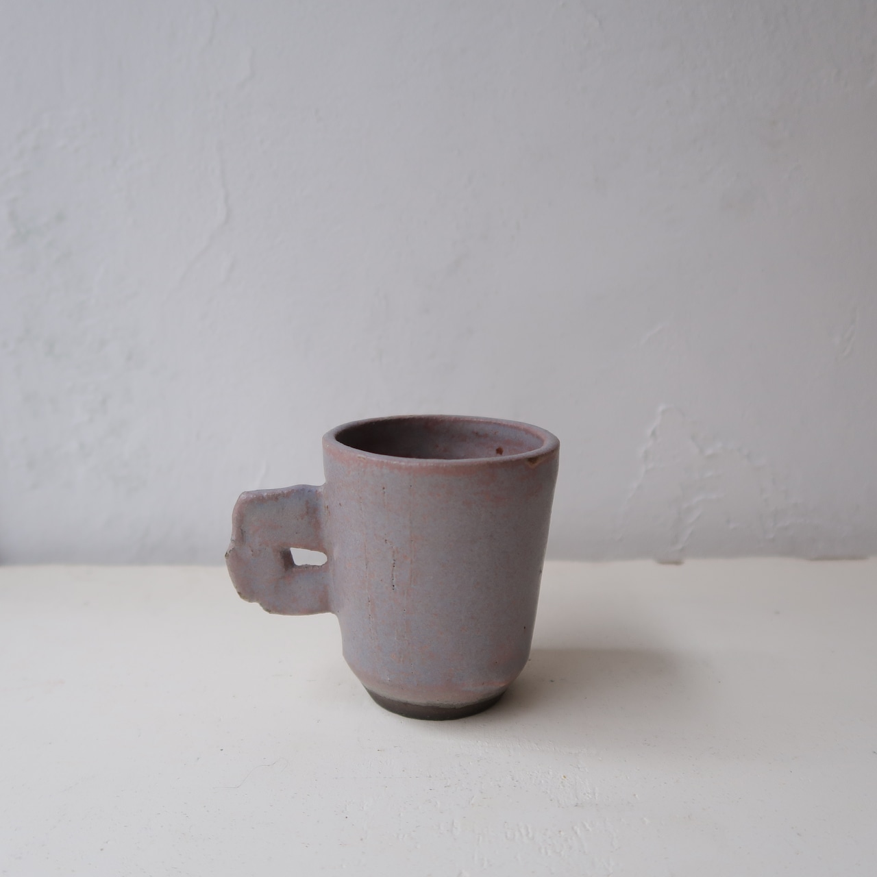 赤紫のティーポット&カップ