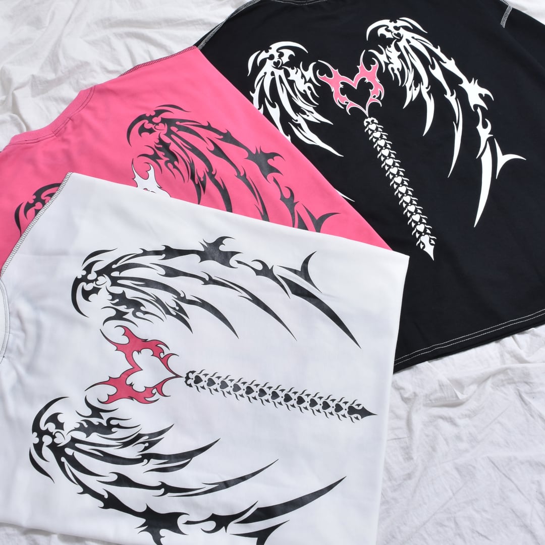 みる　0605　★2－1★ ハーネスGIRLステッチロンT | VOLCAN&APHRODITE