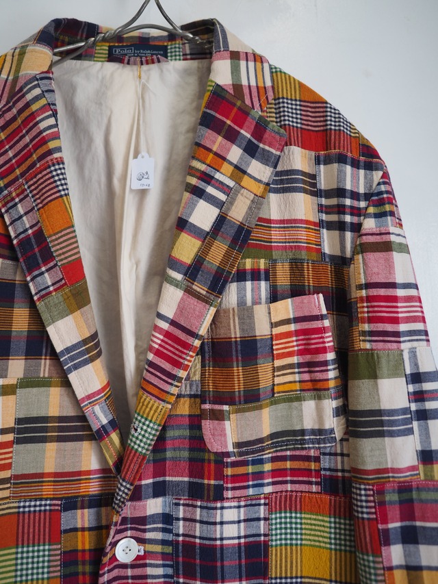 1990’s Ralph Lauren Madras Patchwork Jacket