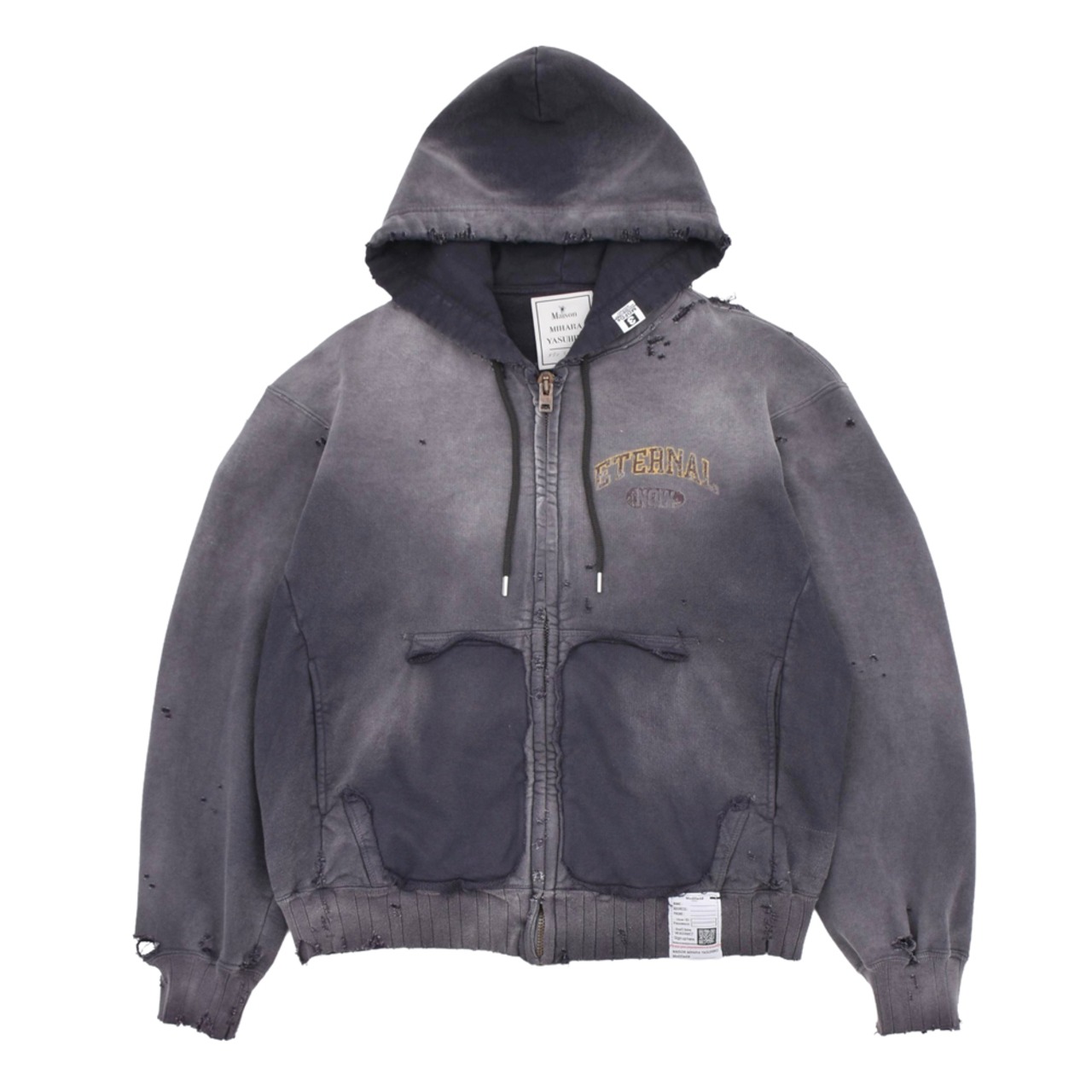 【Maison MIHARA YASUHIRO】SUN FADED SWEAT PARKA - 1