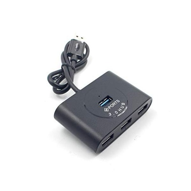 iFormosa USB 3.0 HUB 4ポート Windows Mac PC HDD 対応 黒 IF-U3P4BK