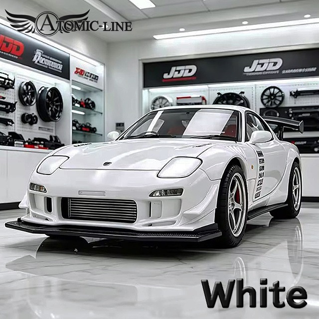 マツダ RX-7 FD3S 1/32 ミニカー 全3色 ライト点灯 エンジンサウンド 合金モデル 模型 イニシャルD ジオラマ