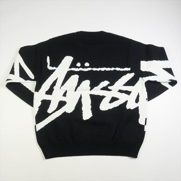 Size【M】 STUSSY ステューシー STOCK SWEATER BLACK ニット 黒 【新古