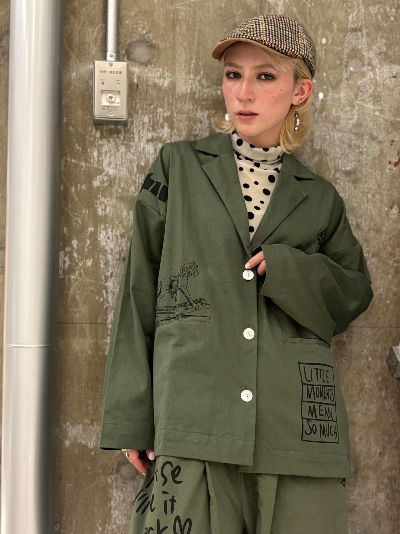 【MANIC MONDAY】DRAWING TWILL JACKET