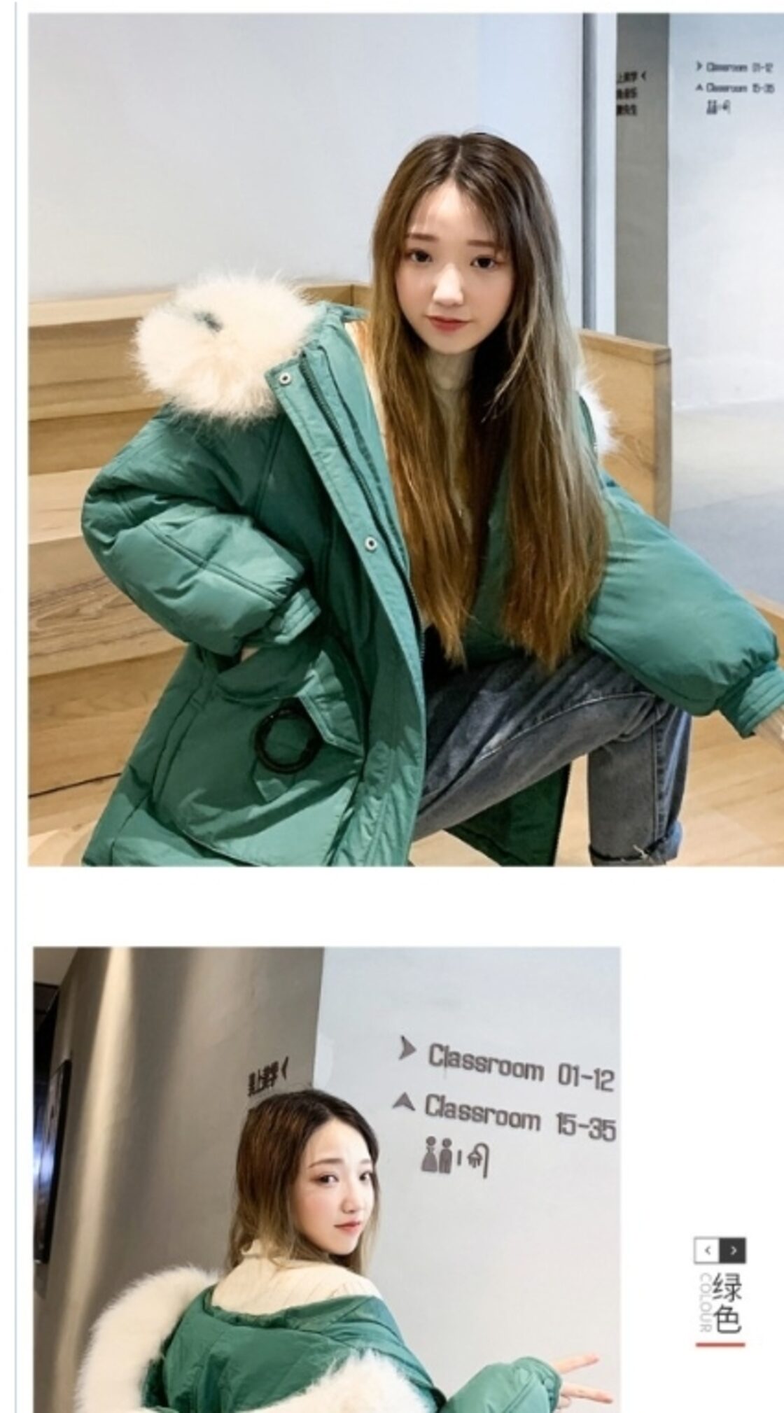 3韓国 冬服 レディース 大きいサイズ 韓国ファション ファーフード 