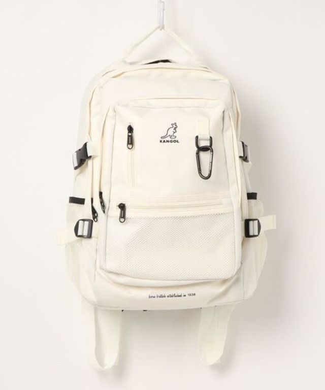 KANGOL (カンゴール) サイドベルト BIGポケット リュック バックパック オフ KGSA-BG00197
