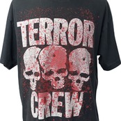 【TERROR】テラー TERROR WORLD WIDE DONROCK Tシャツ XL相当