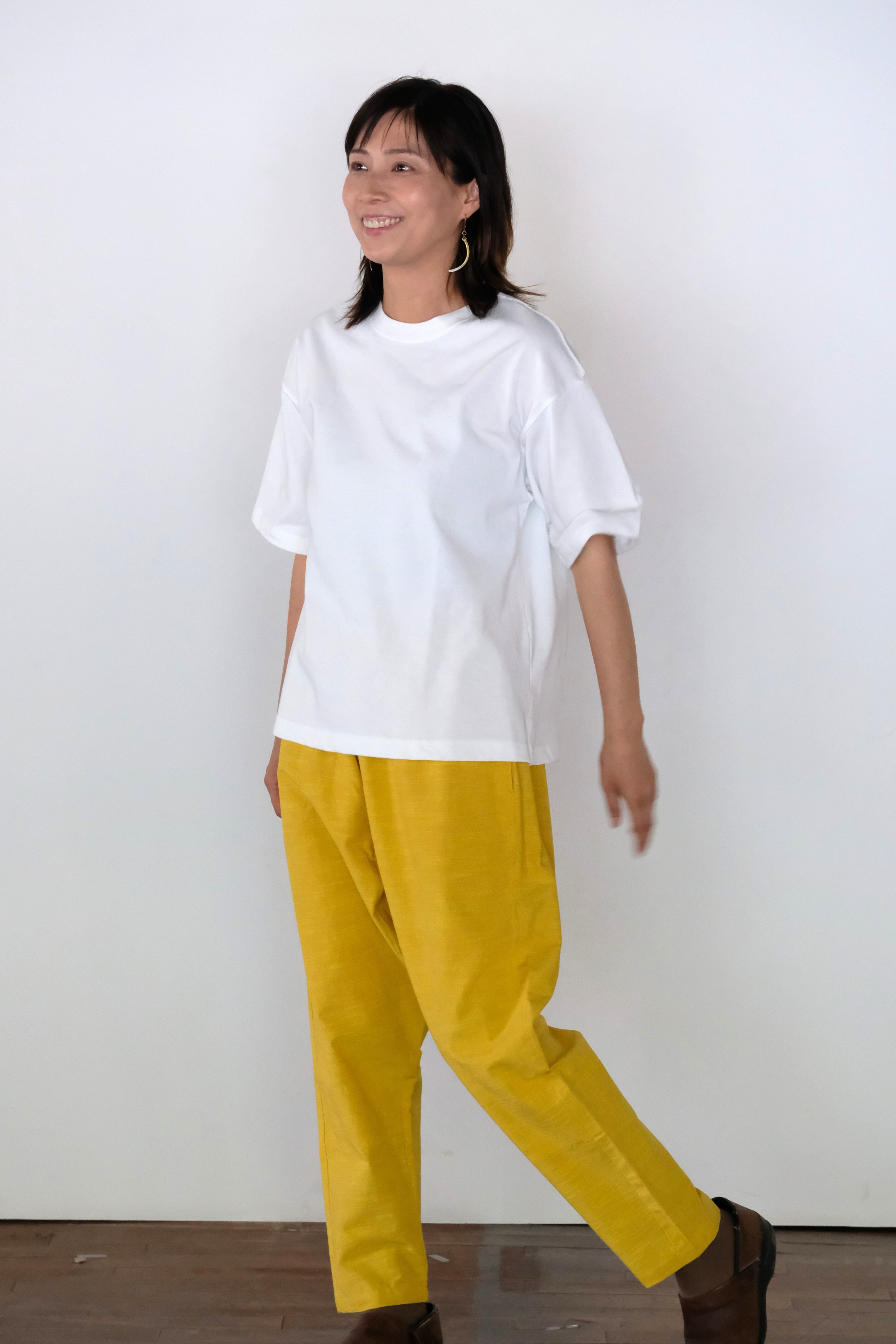 新品未使用 ヤンマ産業 会津木綿 スタンドカラーシャツ 通常丈 YAMMA 会津木綿スタンドカラ―シャツ（クロップド丈） ASC-SH | 美工堂