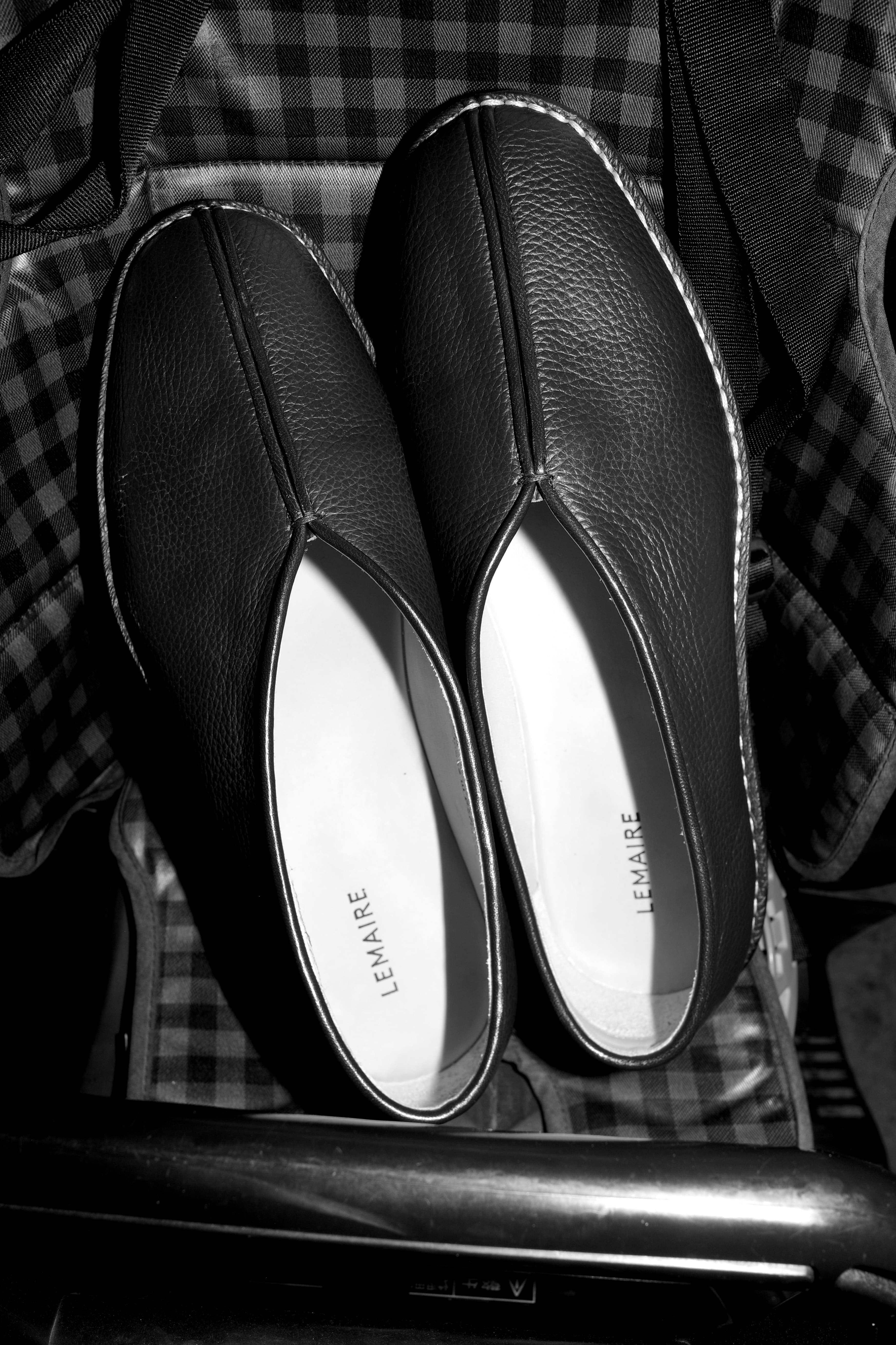 LEMAIRE PIPED CREPE SLIPPERS DARK BROWN FO0292 LL205 | BEST