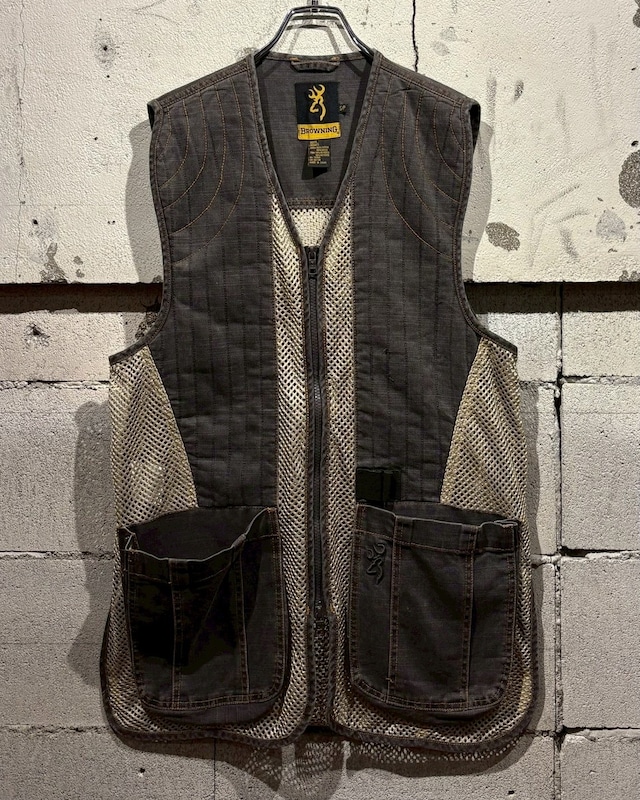 【Caka otto】 “Browning” Multiple Gimmick Mesh Switching Shooting Vest