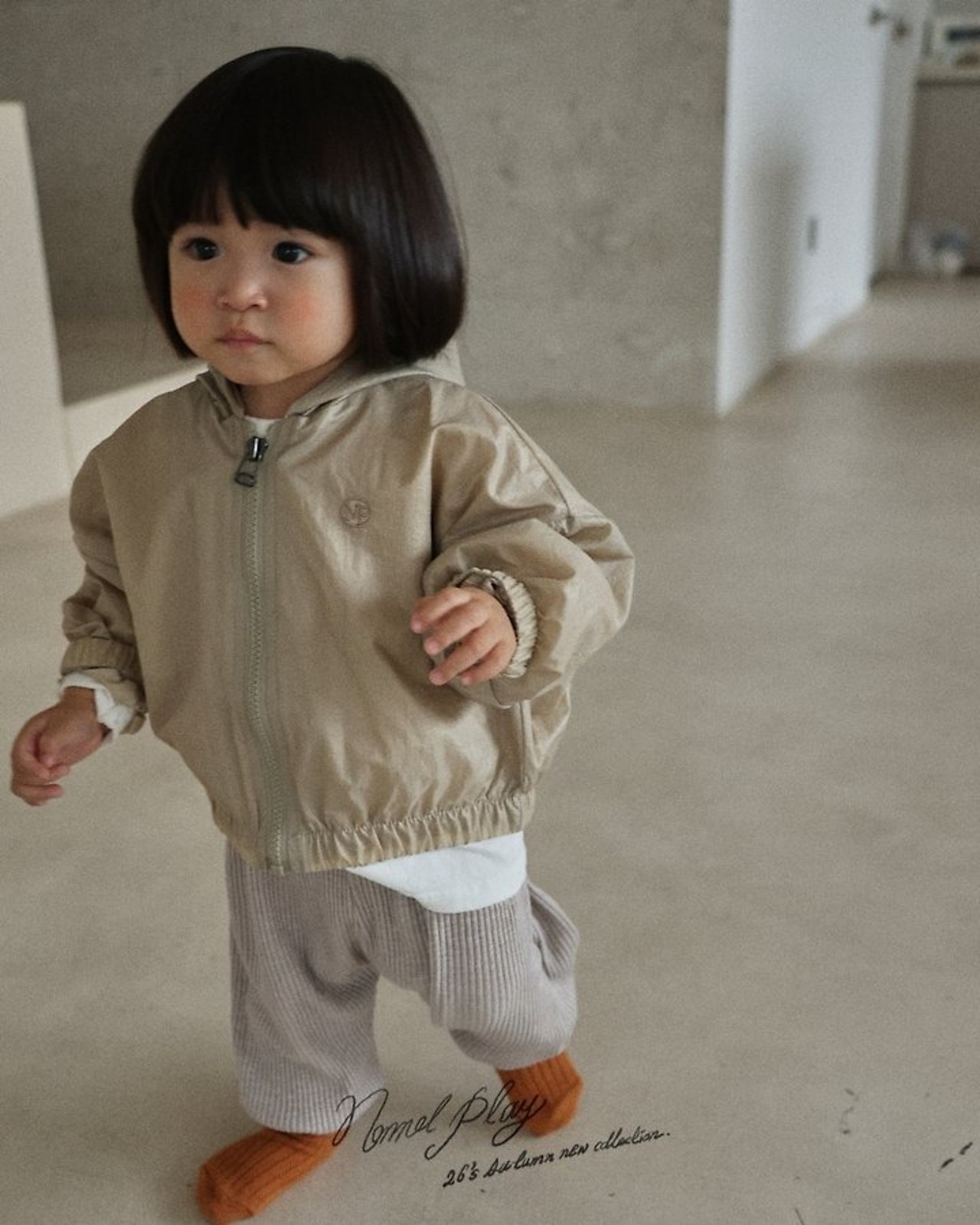 韓国子供服 / 26Autumn / normalplay / ワサビサルエルパンツ / キッズ / 秋服 *12M~L*