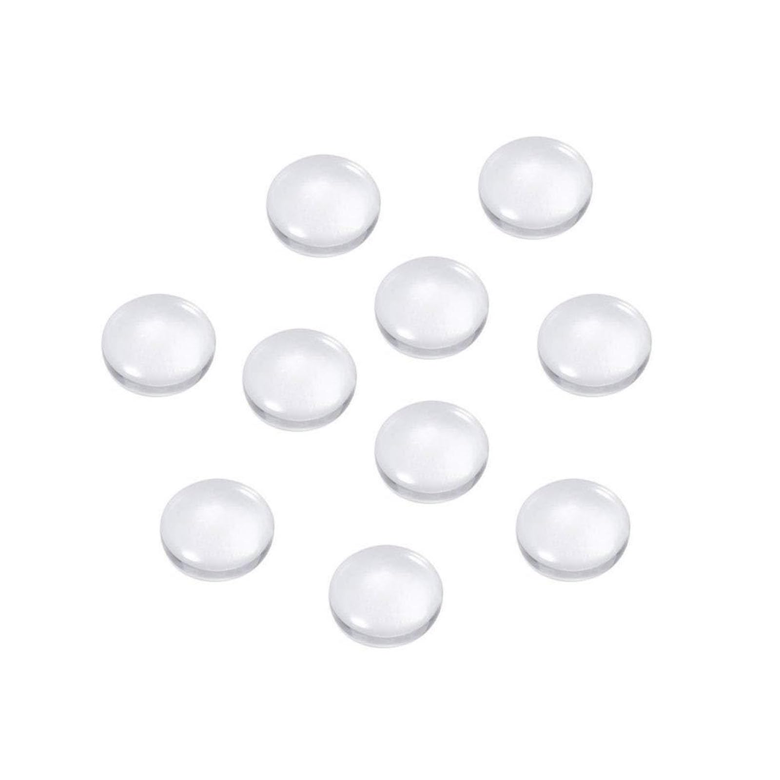 【BEAUTY PLAYER】ネイルツール クリアカラーチャート ガラスカボション クリア 半円 10mm およそ120個 ガラスドーム ビーズ クリスタル 拡大レンズ効果 DIY ジュエリー用 (10mm)