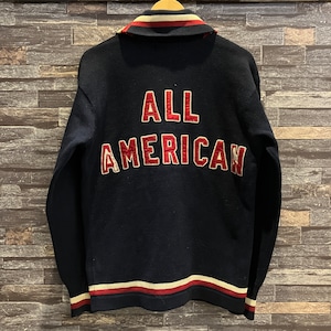 #RALPH LAUREN "ALL AMERICAN" COTTON SHAWL CARDIGAN OLD MODEL