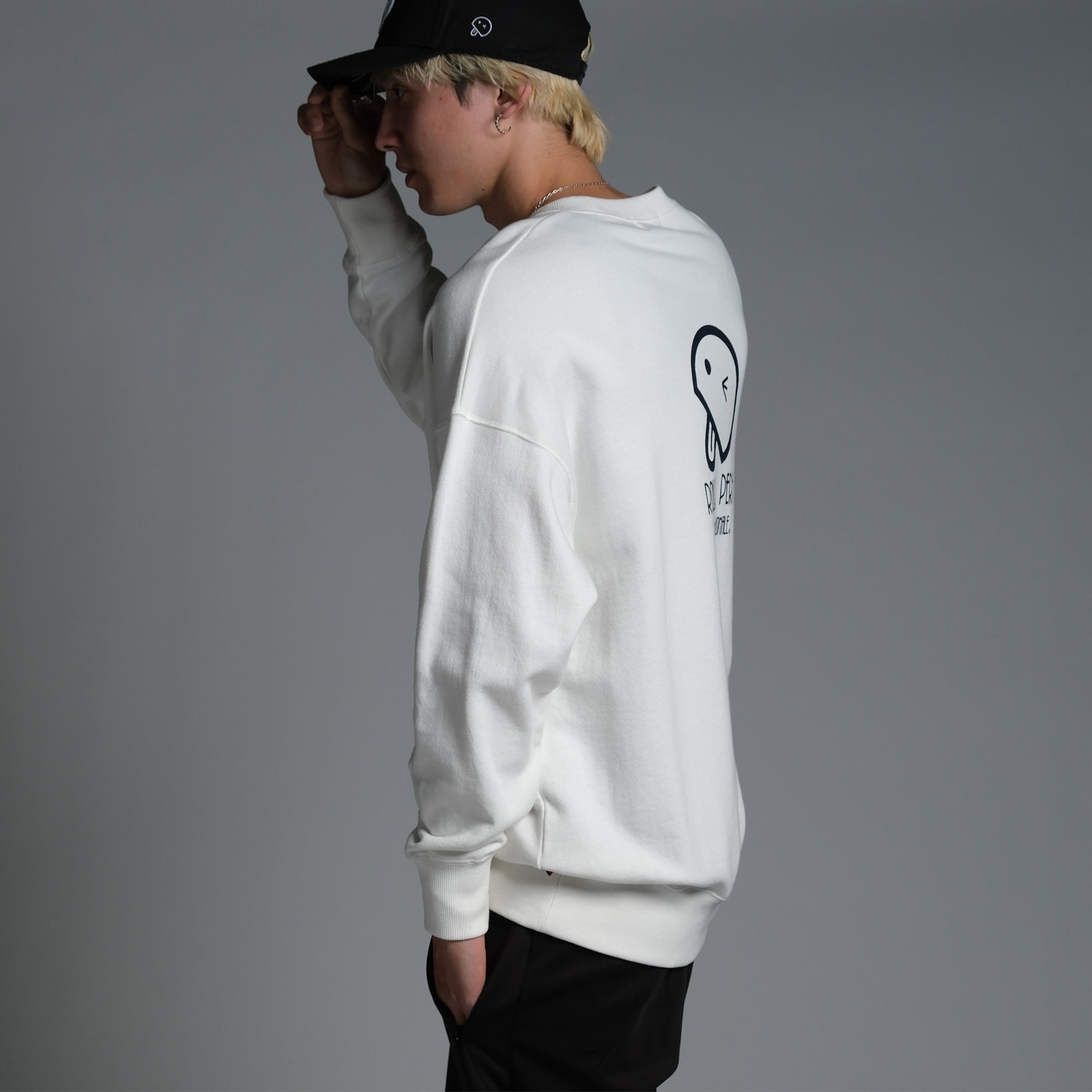 日本製バックプリントトレーナー | ROUX DI PERFE INTERNAZIONALE ルゥ