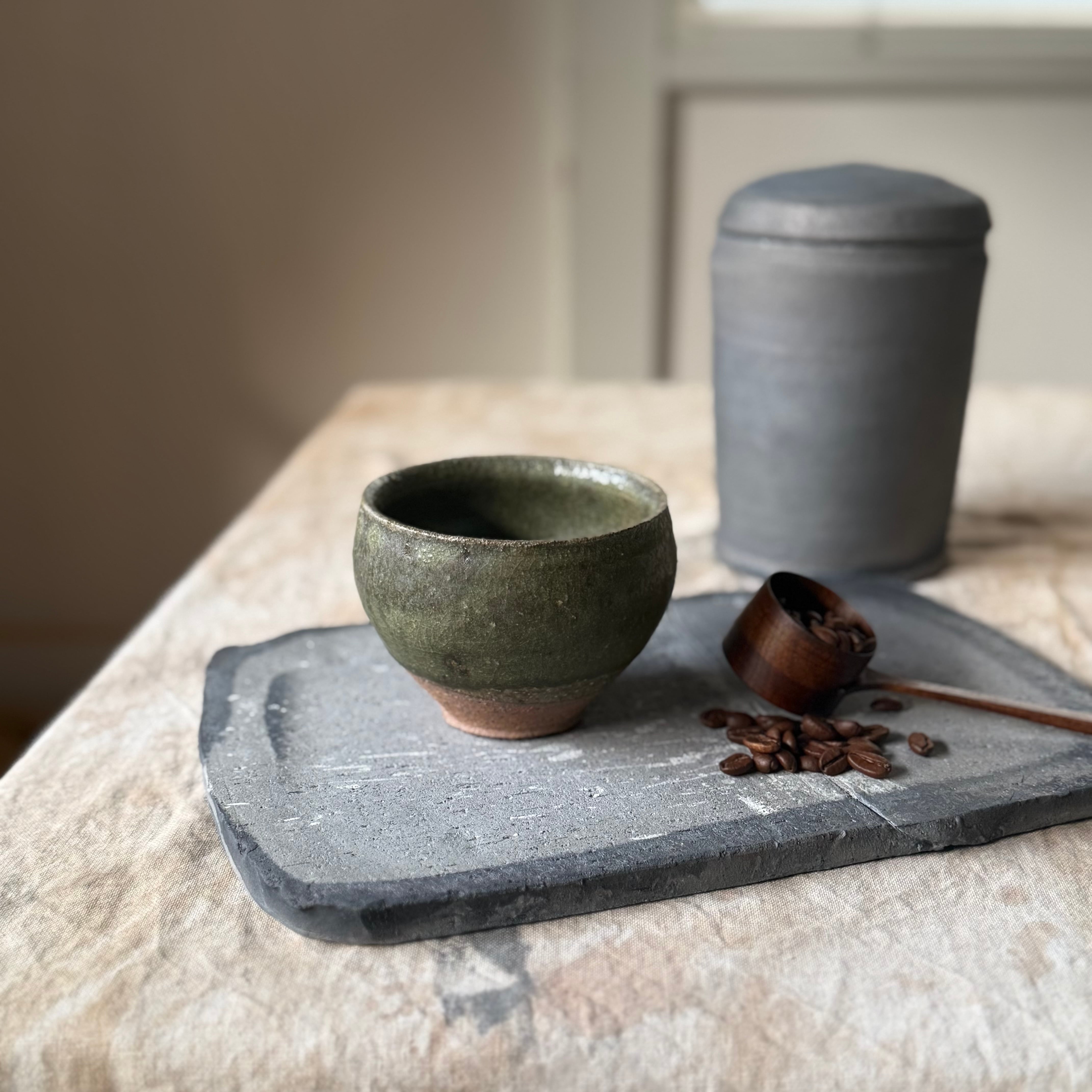 清水善行 須恵珈琲壺 | gallery 一白