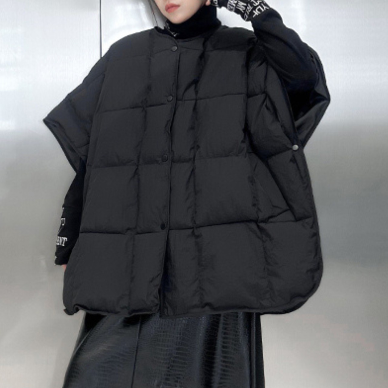 Outer cape jacket cotton vest(ME050)