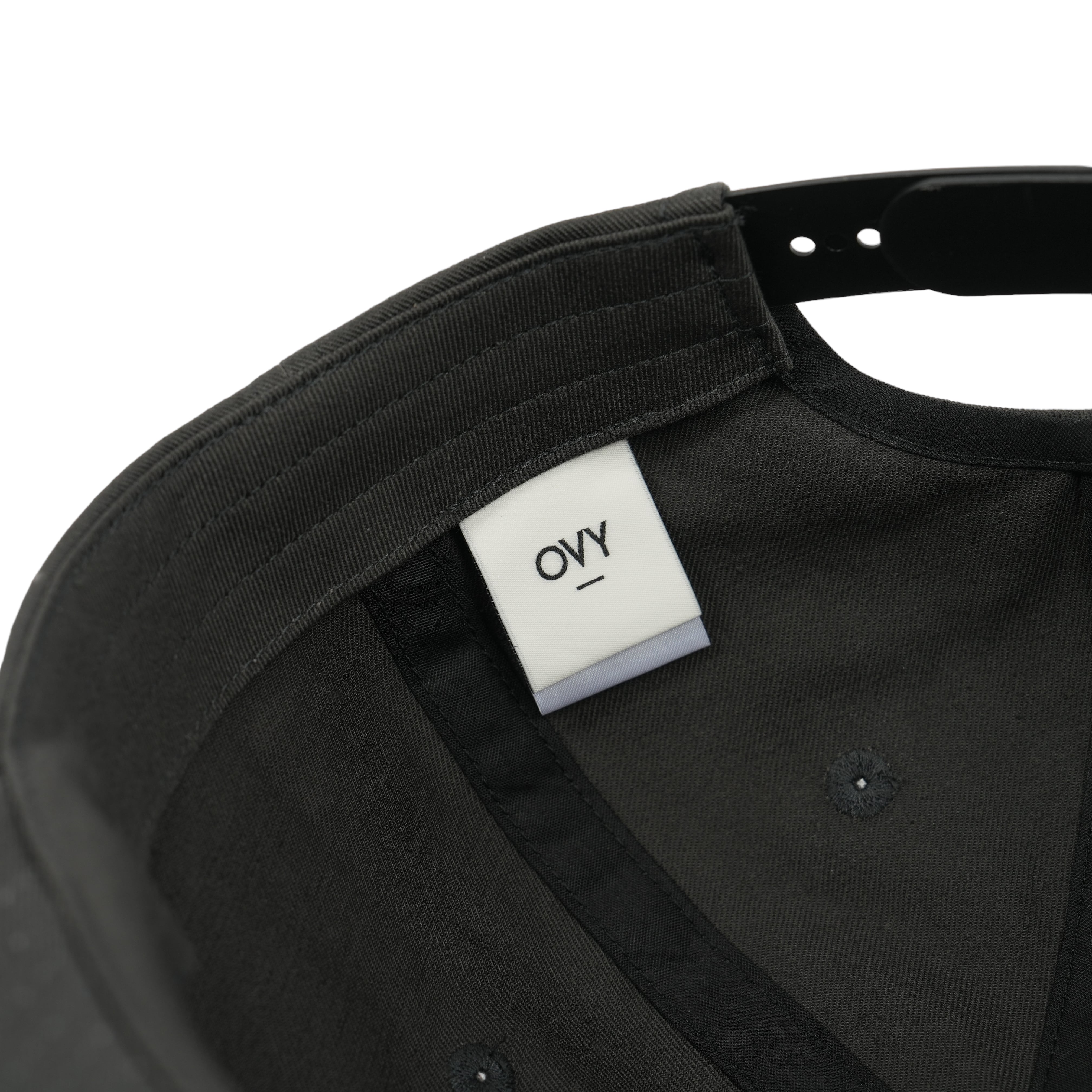 Cotton 6Panel Snapback Cap (black) | OVY
