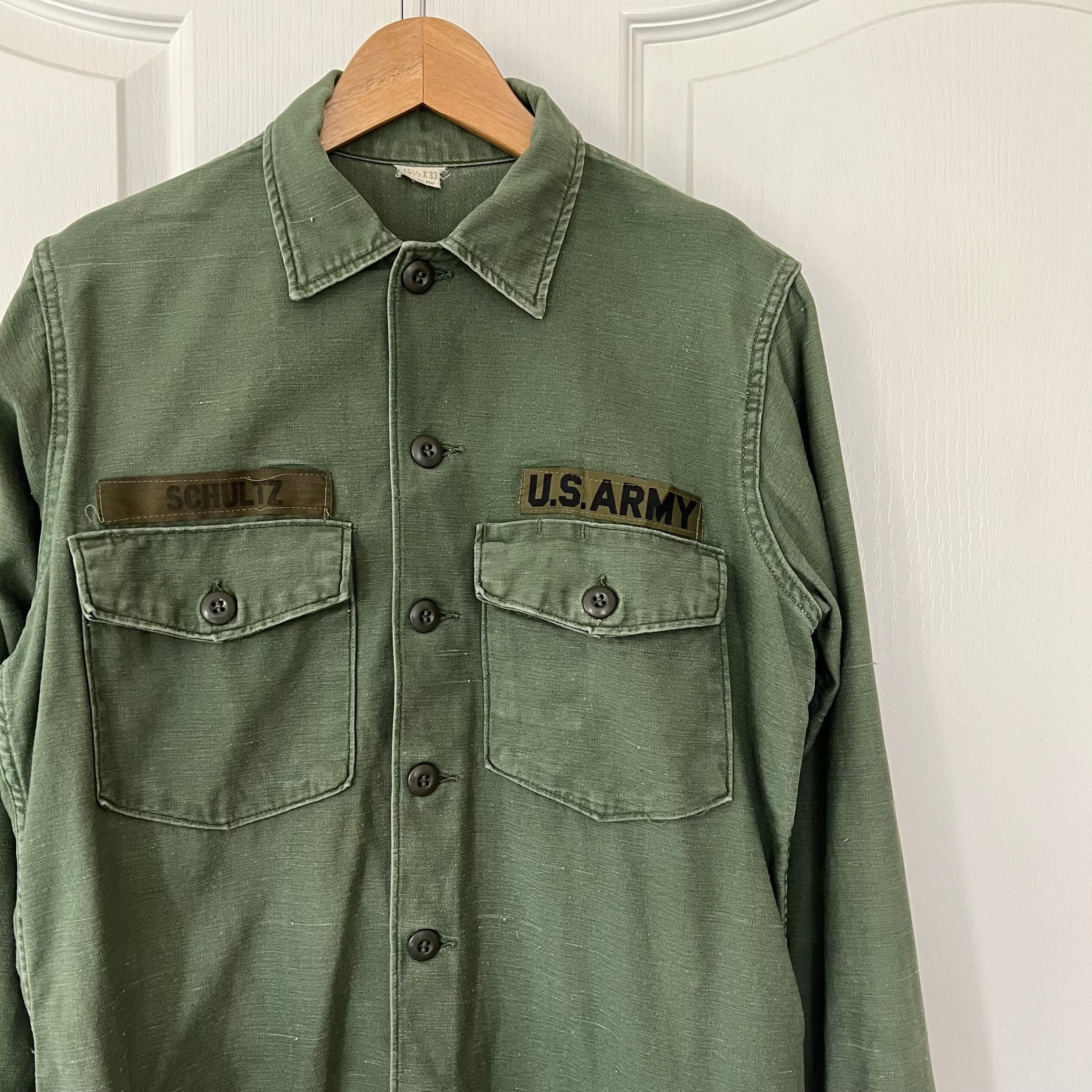 US ARMY 米軍 ユーティリティシャツ 60's ヴィンテージ ミリタリー