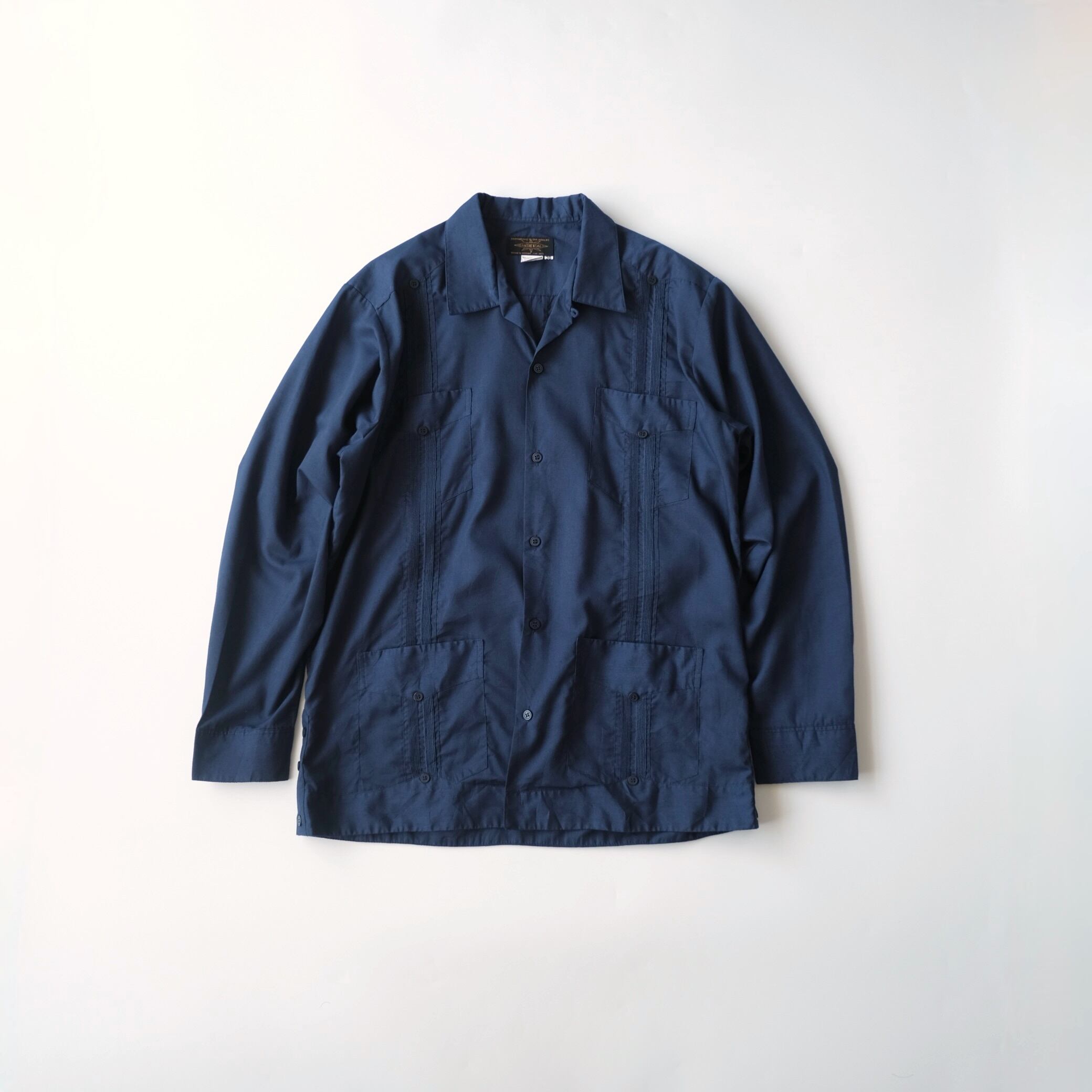 トップス Ermenegildo Zegna Linen L/S Shirt Navy Ermenegildo Zegna】Linen L/S Shirt Navy XXL | RE:FOUND