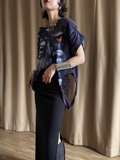 sculptural eagle graphic remake t-shirt-5263-6