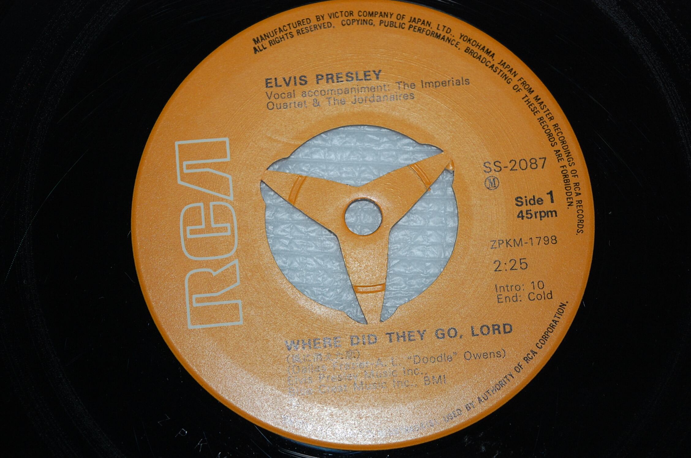 エルヴィス・プレスリー / 風に消えた恋 ELVIS PRESLEY 1,WHERE DID