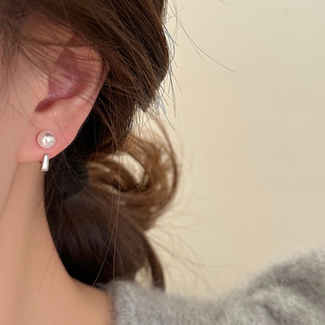 パールドロップピアス　200994