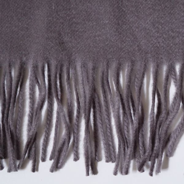 ジョンストンズ カシミヤ大判ストール 【 Mink / Grey 】 カシミヤ100