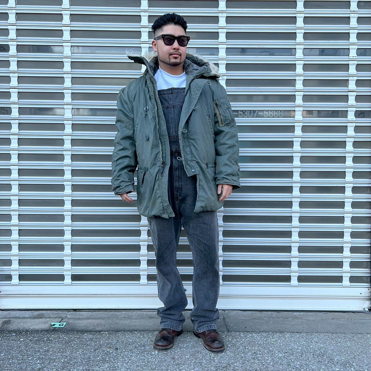 70s 米軍実物 USAF N-3B パーカー フライトジャケット ヴィンテージ