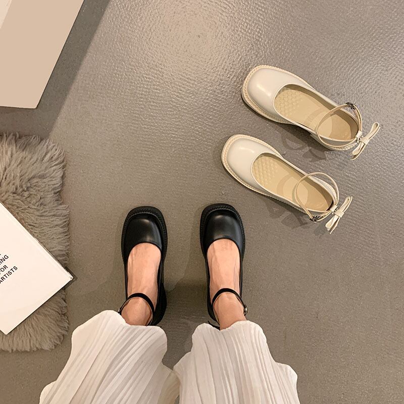 シングルレディースサマーリボンスタイル 靴 シューズ 夏物 ラウンドトー フェイクシューズ17405851861