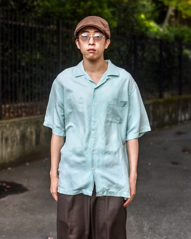 Polo Ralph Lauren - Open Collar Silk Linen Shirt (size-L) ¥16000+tax |  Kodona Online Store