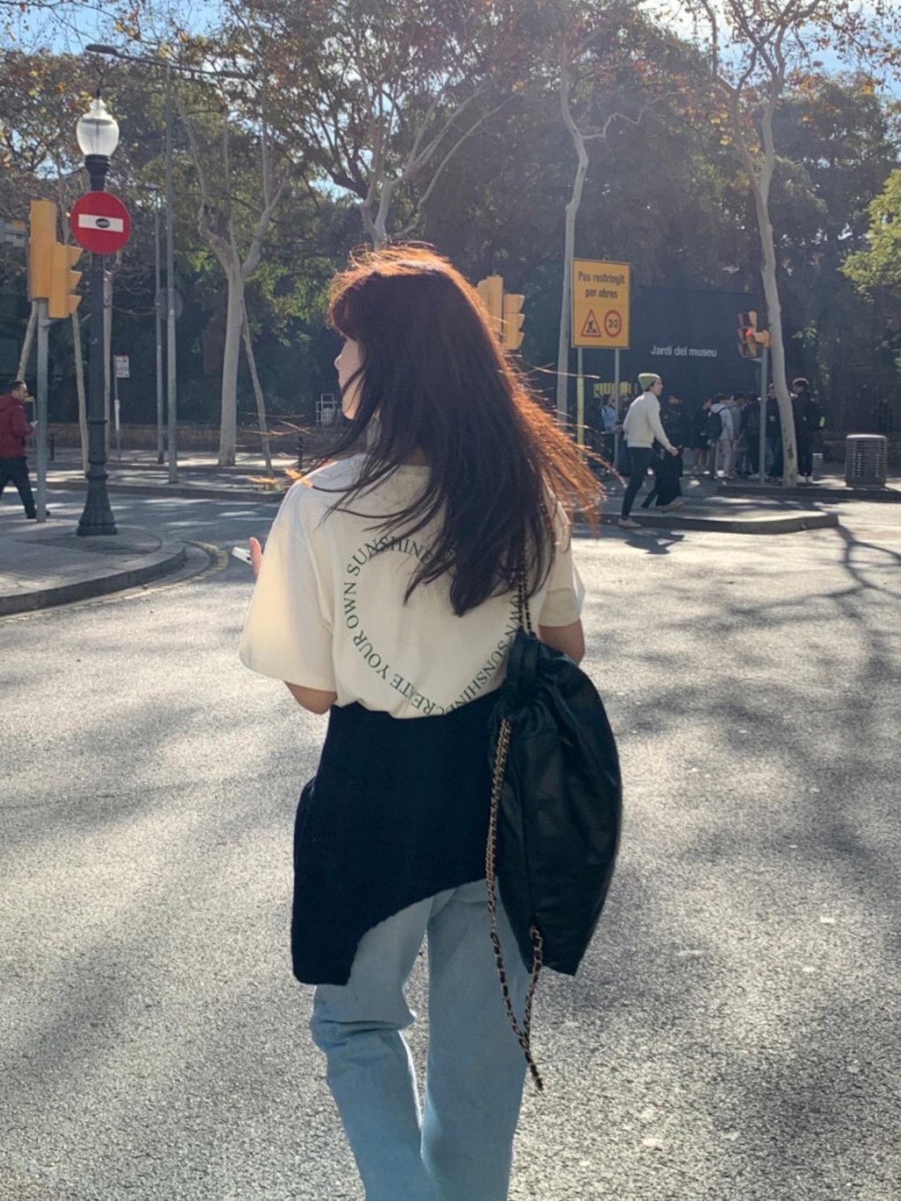 オバーサイズハートプリントT D1378