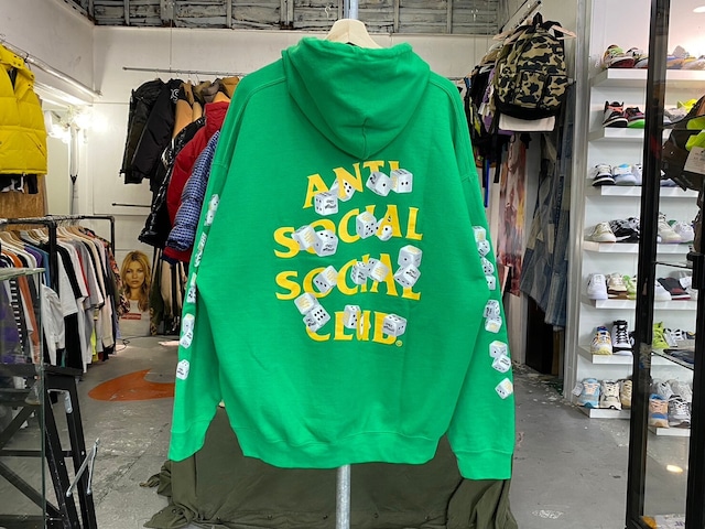 ANTI SOCIAL SOCIAL CLUB TAKE ME HOME SWEAT HOODIE GREEN XL 52988