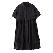 フリルヘム バルーンスリーブ ワンピース 30130