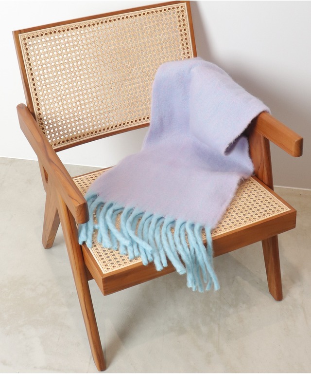 OI230501 バイカラーメランジーストール purple