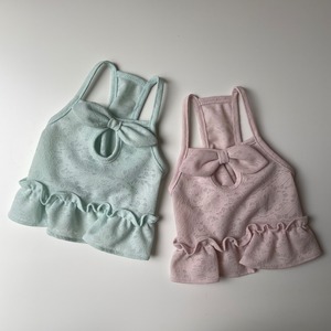 即納/【korea select】 lace short tops