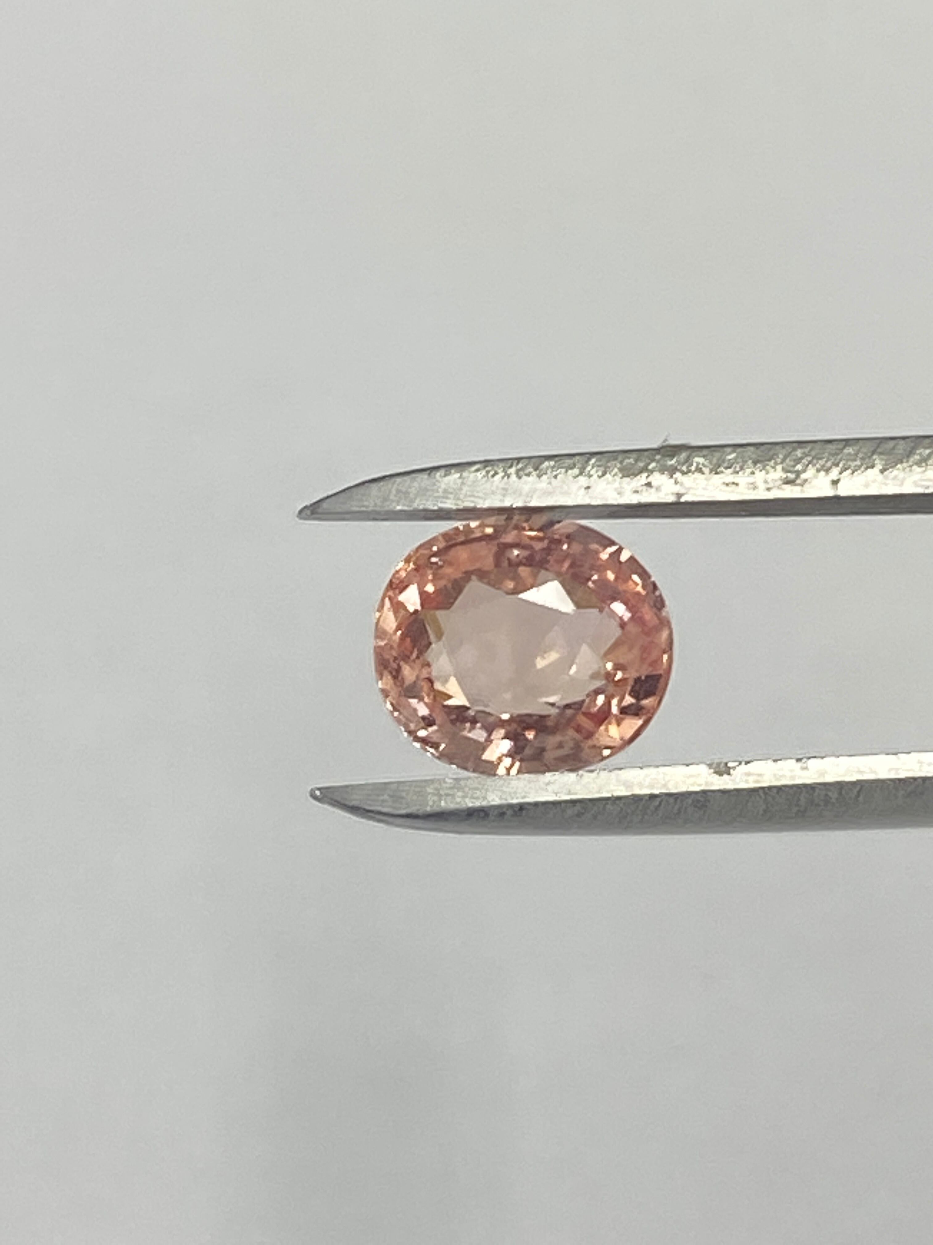 パパラチャサファイア　1.08Ct GIA鑑別付き