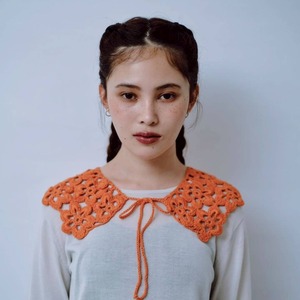 【HCAE】CROCHET FLOWER COLLAR