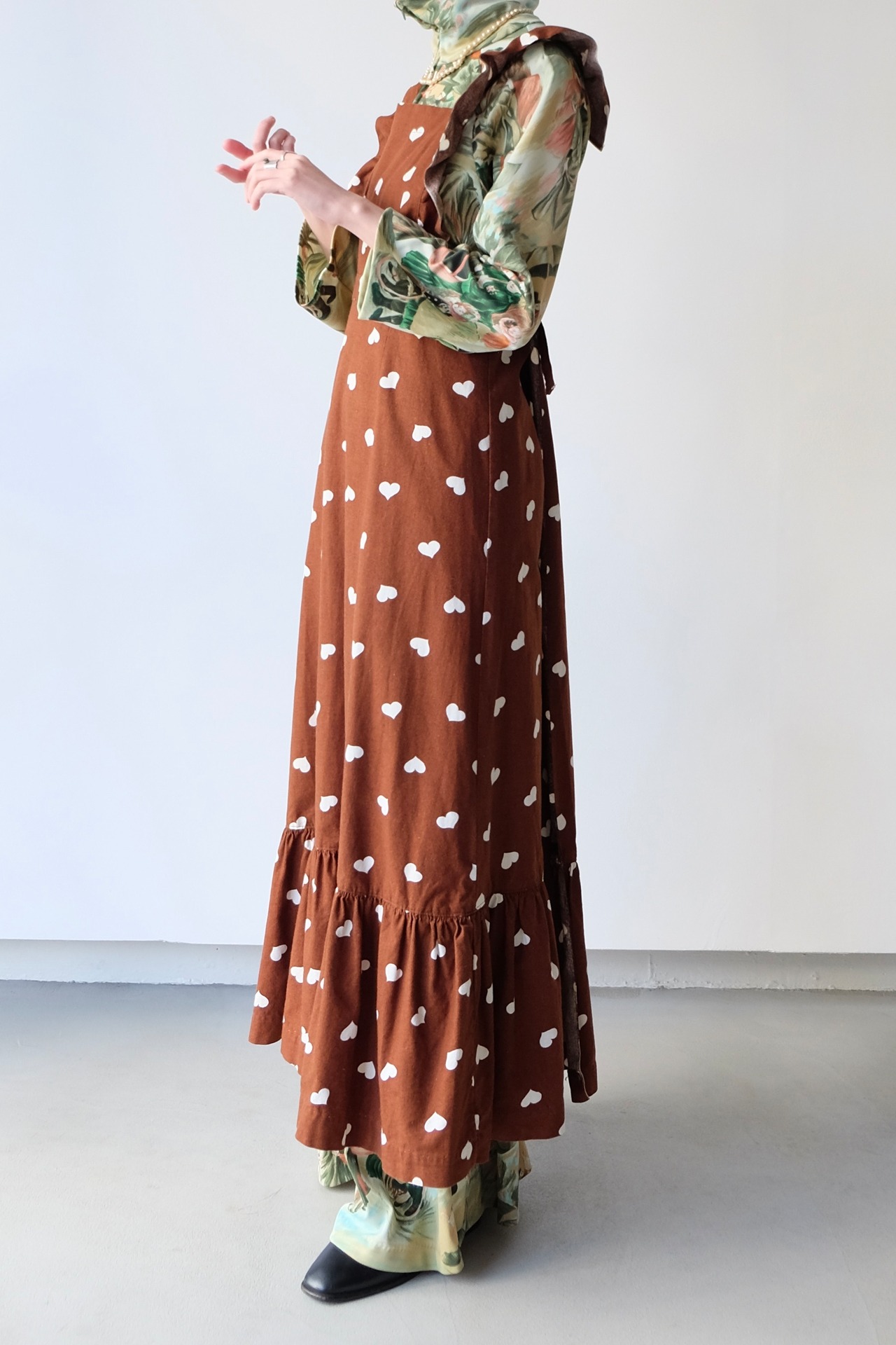 Hearts apron dress