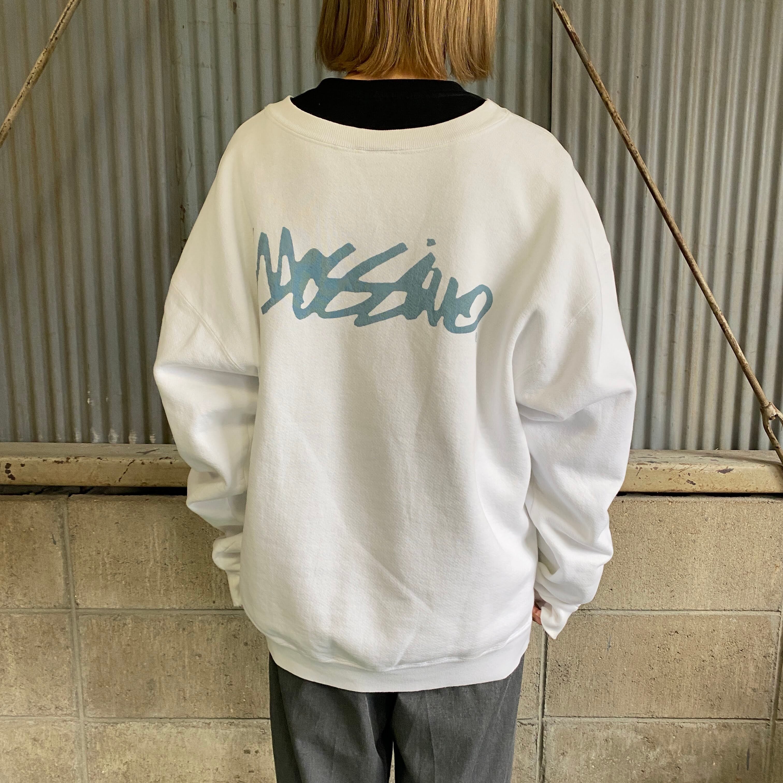 雰囲気最高90s MOSSIMOモッシモ モーションロゴ モザイク TシャツXL