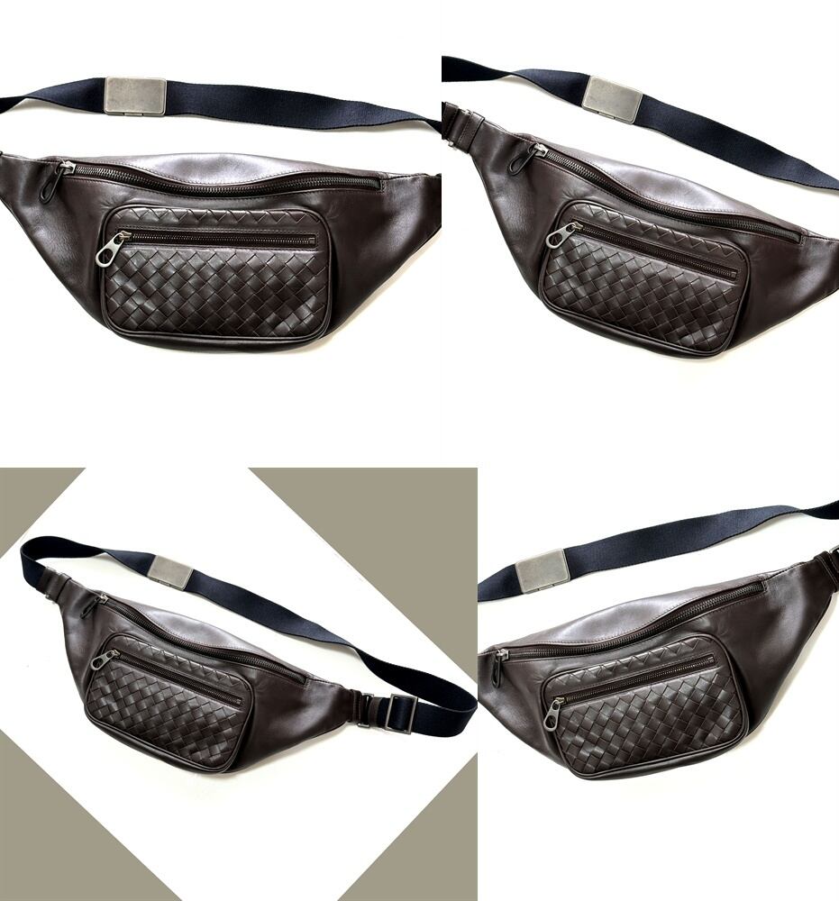 BOTTEGA VENETA ボッテガヴェネタ イントレチャートレザー クロス