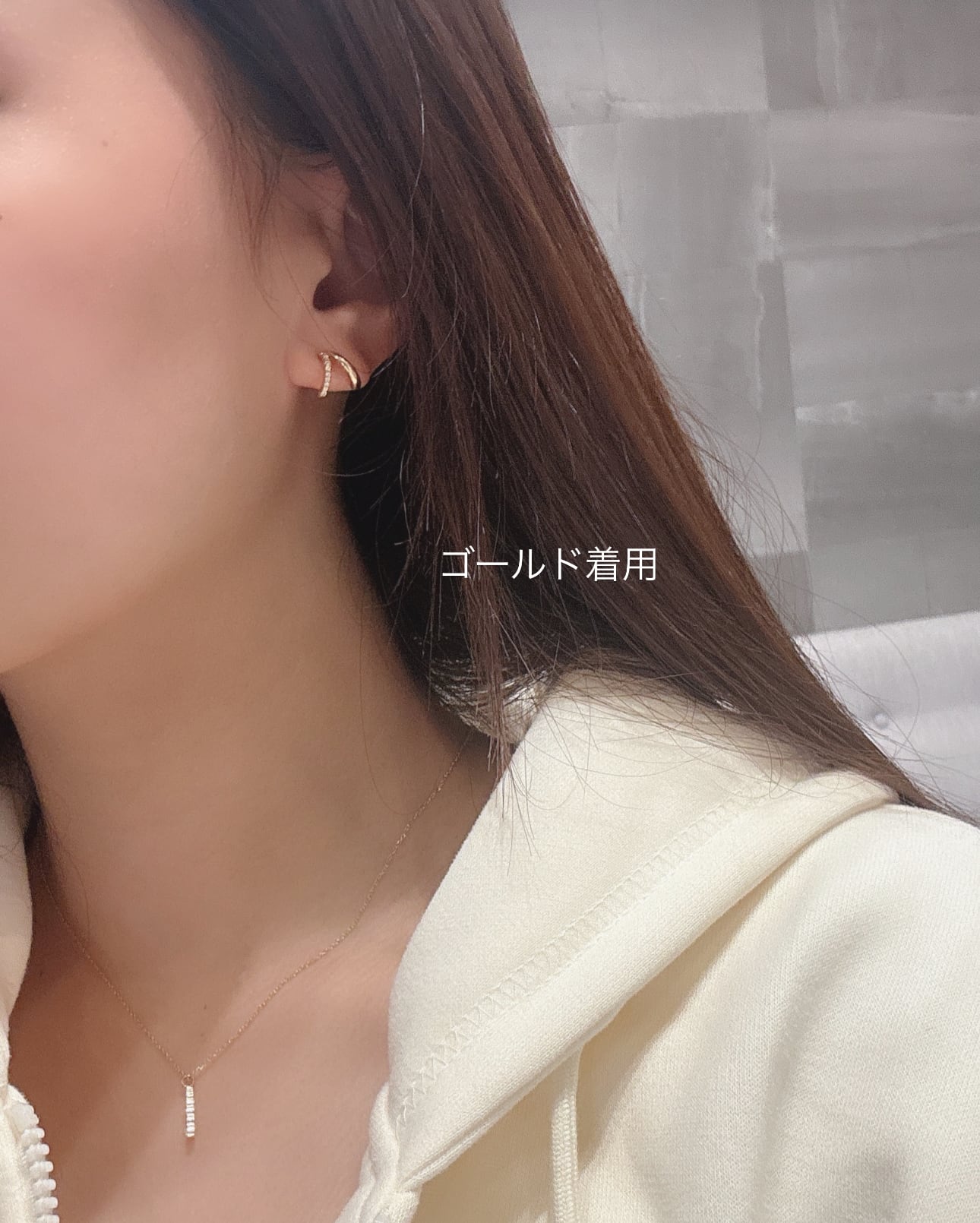 たまきち❤️ スクロールカービング14kgf ピアス たまきち様専用❤️ スクロールカービング14kgf ピアス