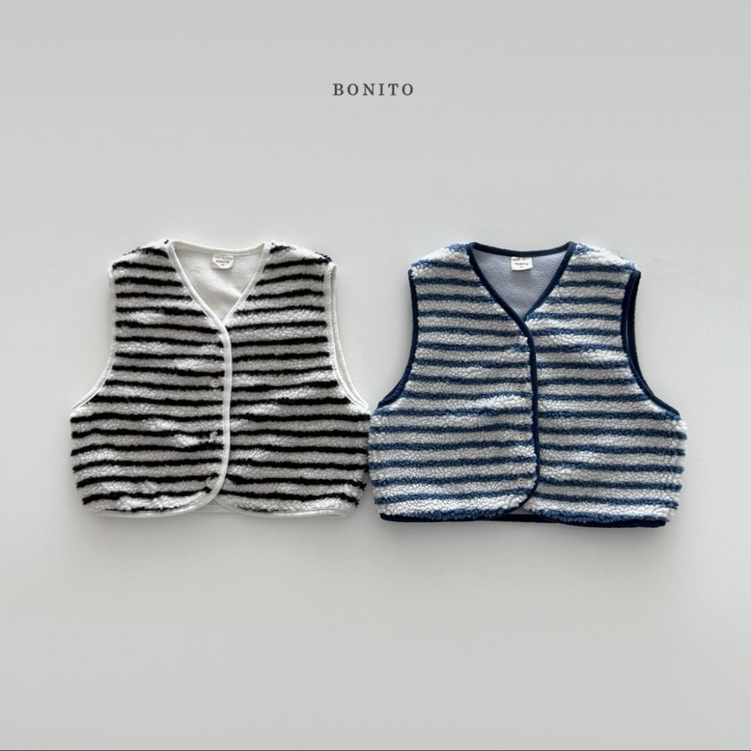 《予約》BONITO ¨ dumble stripe vest