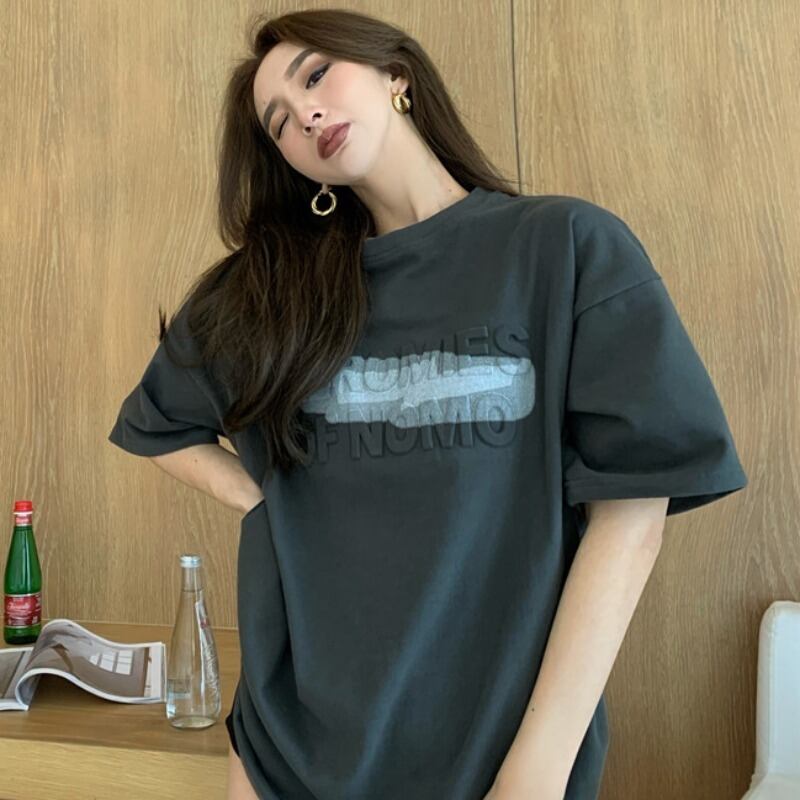 スタイルプリントTシャツ シャツ サマーカジュアルルーズ かわいい 夏物 ヨーロピアン YY-ファッション65473140303