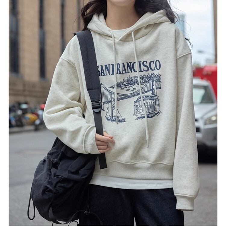 ドローコード フードパーカー B0161