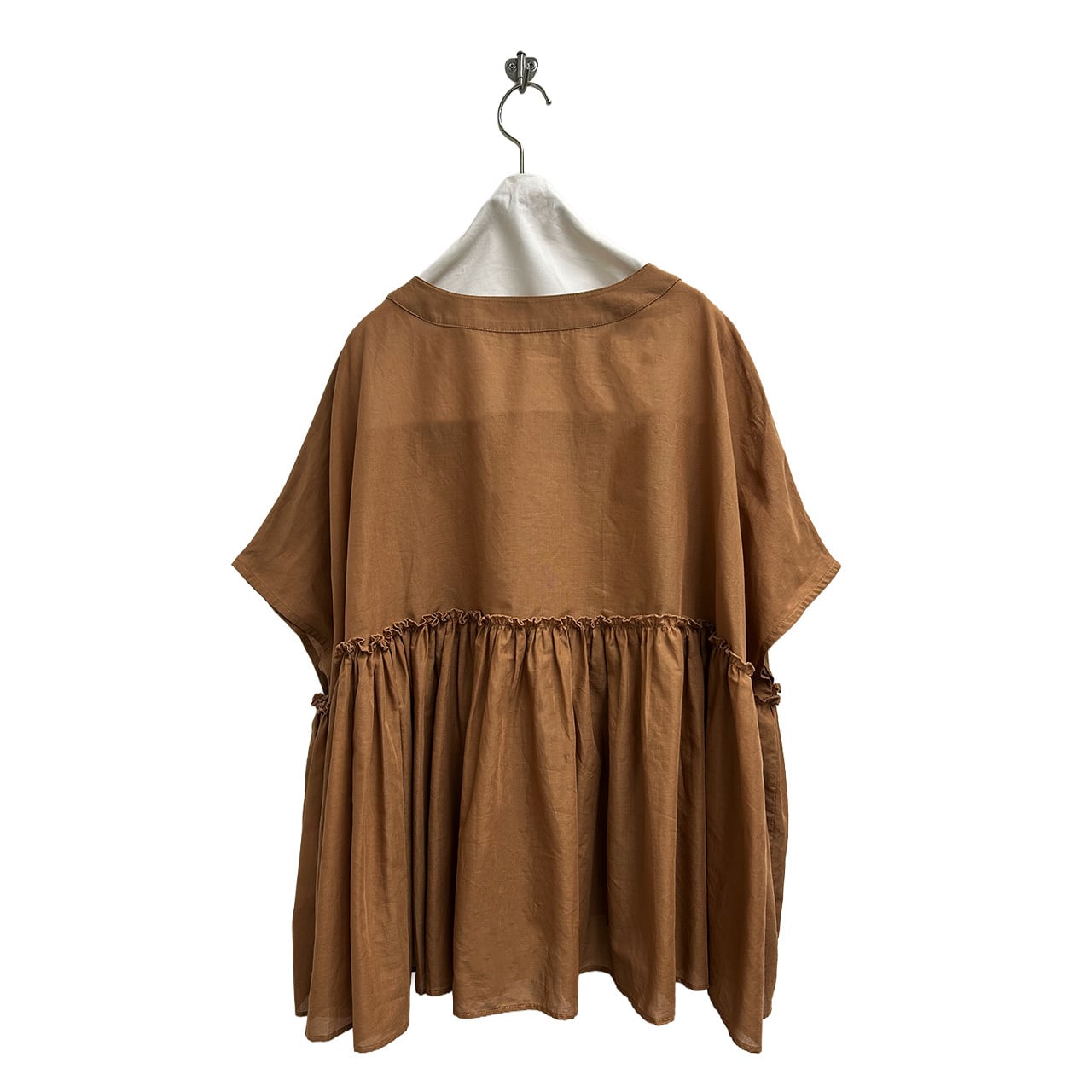 SALE【ayane】コットンボイルギャザー切り替えブラウス 826522 アヤン